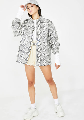 Servin' Serpent Snakeskin Jacket