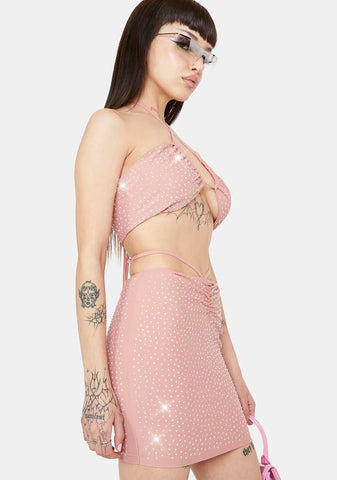 At Last Sequin Skirt Set