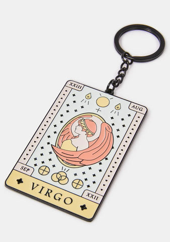 Loyal Virgo Zodiac Keychain