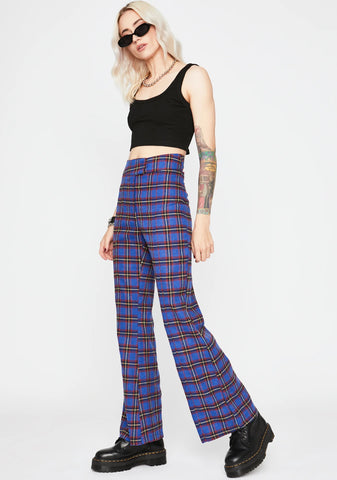 Deep On Repeat Plaid Pants