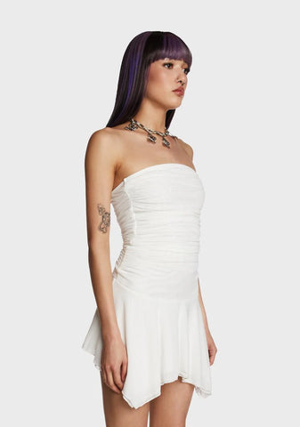 Hand Holding Mini Dress