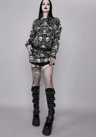 Trading Nightmares Oversized Sweater