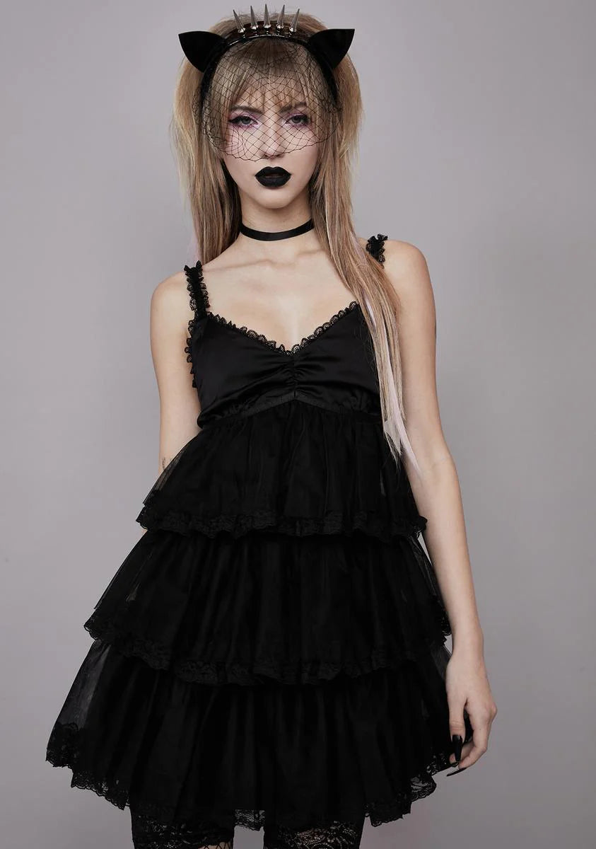 Mythical Mourning Tulle Dress