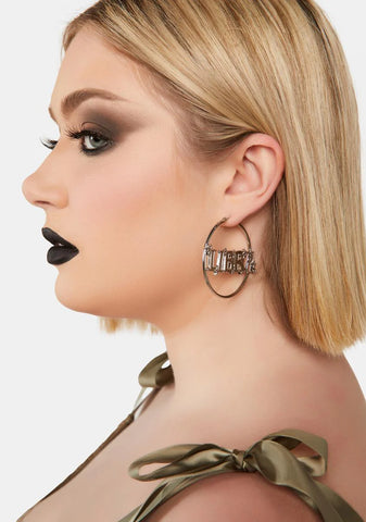 Reppin' Libra Hoop Earrings