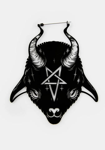 Baby Goat Devil Earrings