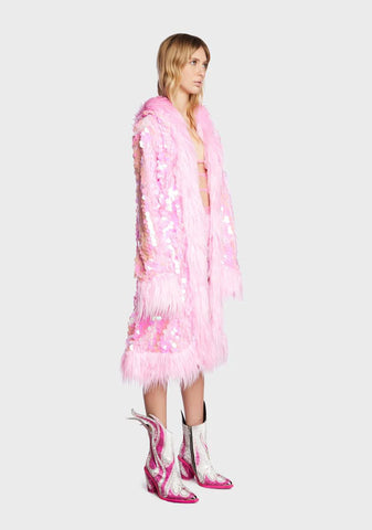 Ride The Dreamwave Sequin Coat