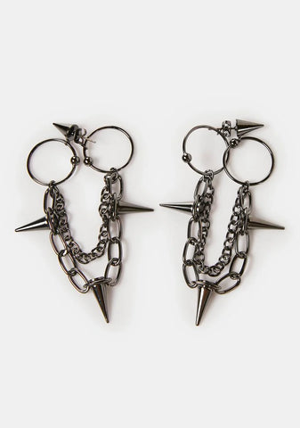 Modulation Layered Drop Earrings