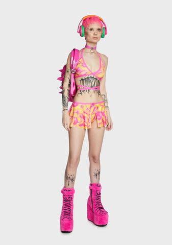 Lava Girl Buckle Skirt