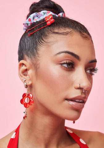 New Life Blooming Flower Drop Earrings