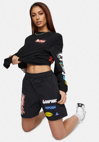Gurafiku Graphic Shorts