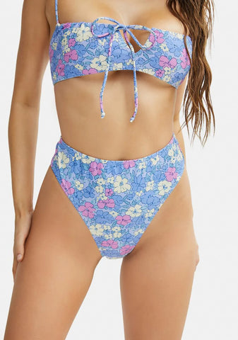 Pastel Floral Carmeson Bikini Bottoms