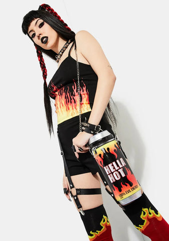 We're Going Down Garter Shorts