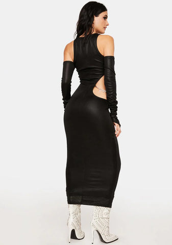 New Girlfriend Cut-Out Maxi Dress