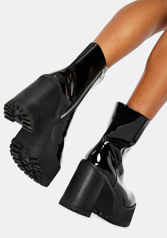 Strut The City Platform Boots