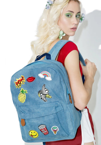 New Flair Patch Backpack