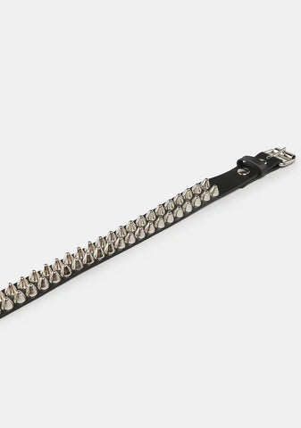 2-Row Cone Spiked Belt